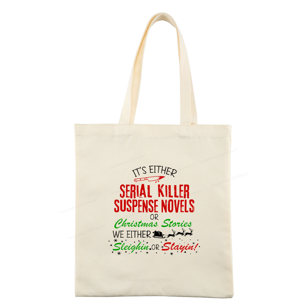 Pagewings Horror Christmas Tote Bag