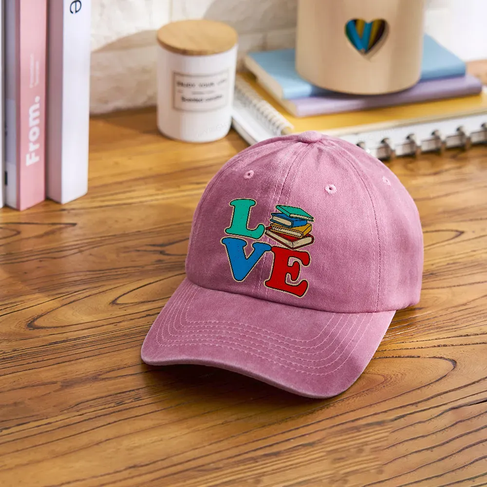 Pagewings Book Lovers Washed Cap
