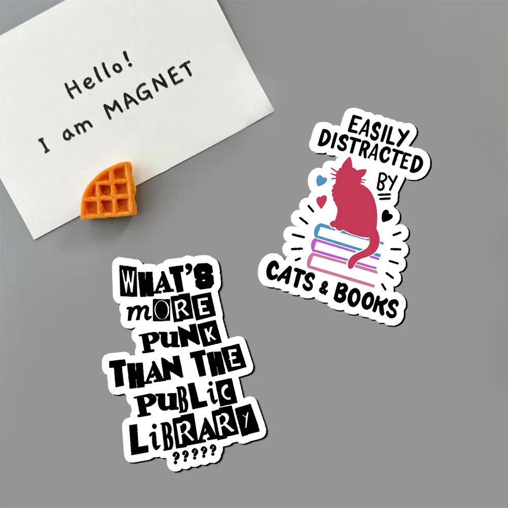 Pagewing Book Fun Cat Book Funny  Fridge Magnet