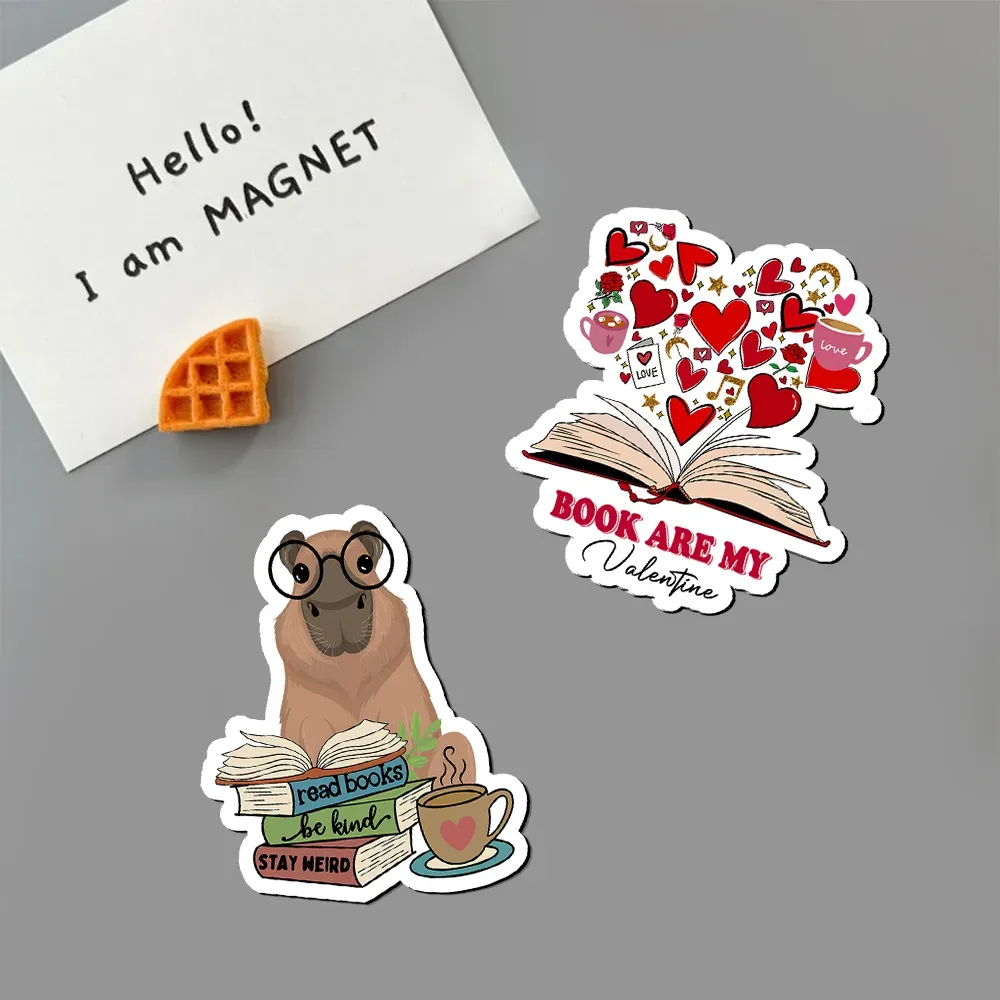 Pagewings Books Are My Valentine Fridge Magnet