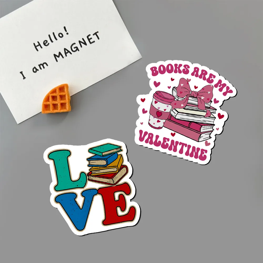 Pagewings All Booked For Valentines Fridge Magnet