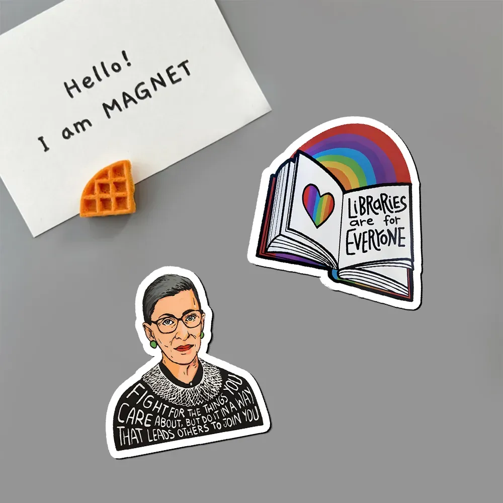 Pagewings Libraries Are For Everyone Fridge Magnet