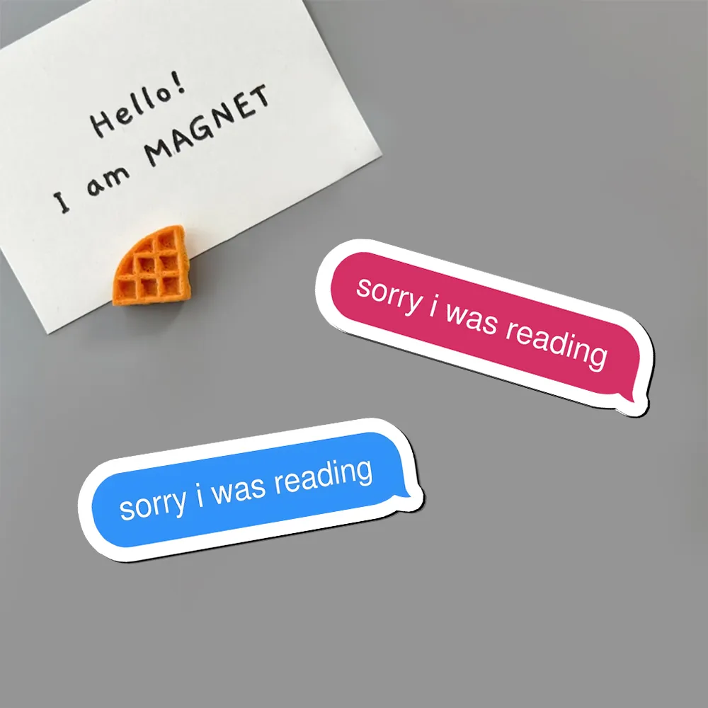 Pagewings Sorry I Was Reading Fridge Magnet