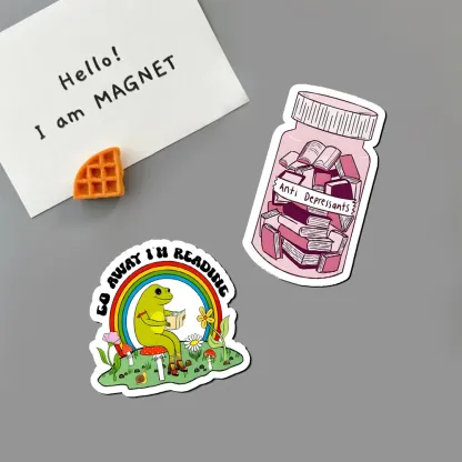 Pagewings Anti Depressants Fridge Magnet