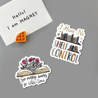 Pagewings I Have No Shelf Control Fridge Magnet