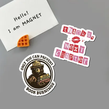 Pagewings Thanku Next Chapter Fridge Magnet