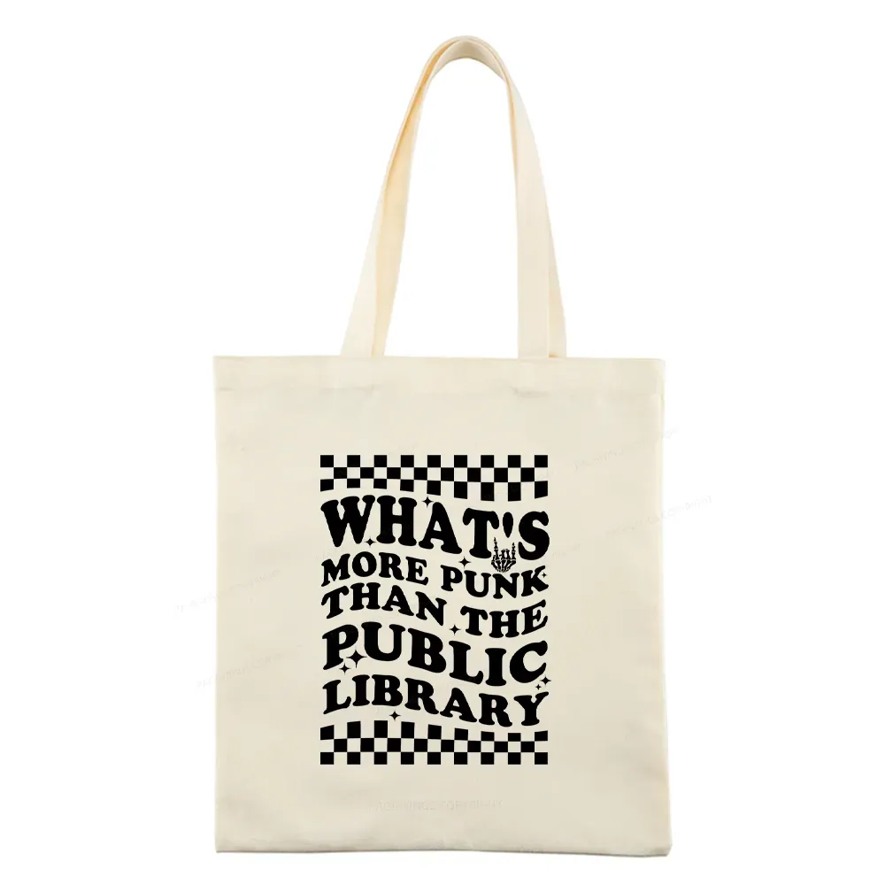 Pagewings punk the public library Tote Bag