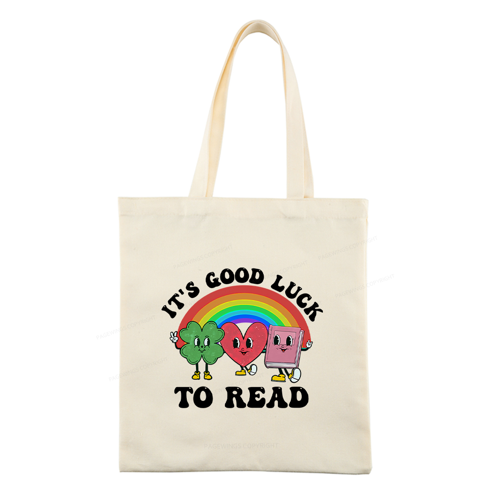 Pagewings St. Patrick's Day Librarian Tote Bag