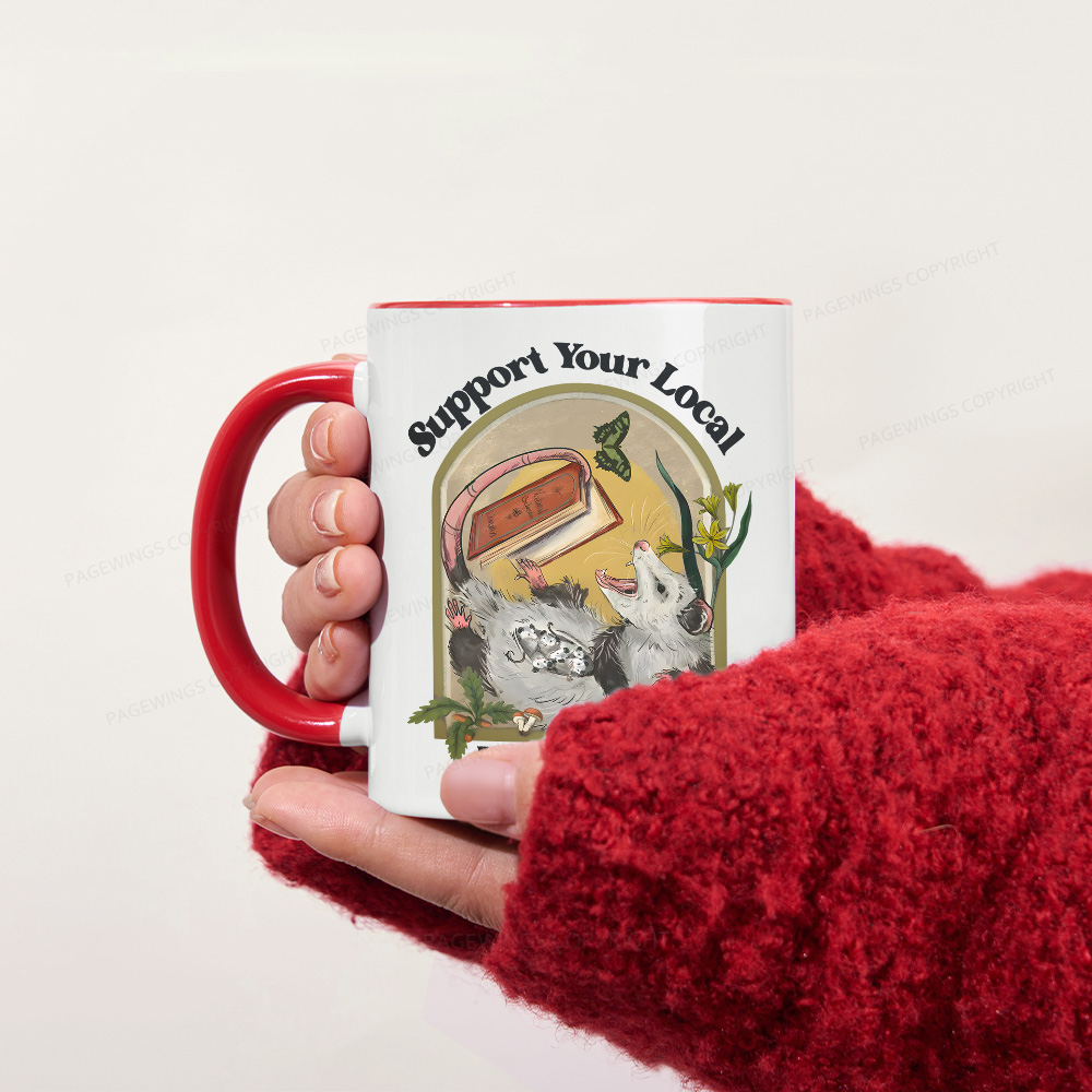 Pagewings Library Readers Make Leaders Jersey Short Sleeve Tee Mug