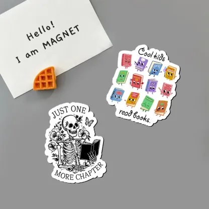 Pagewings School Librarian Shirt, Back To School Shirt Teacher Fridge Magnet