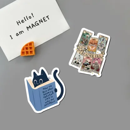 Pagewing Book Lover Gift, Bookish Gift Fridge Magnet