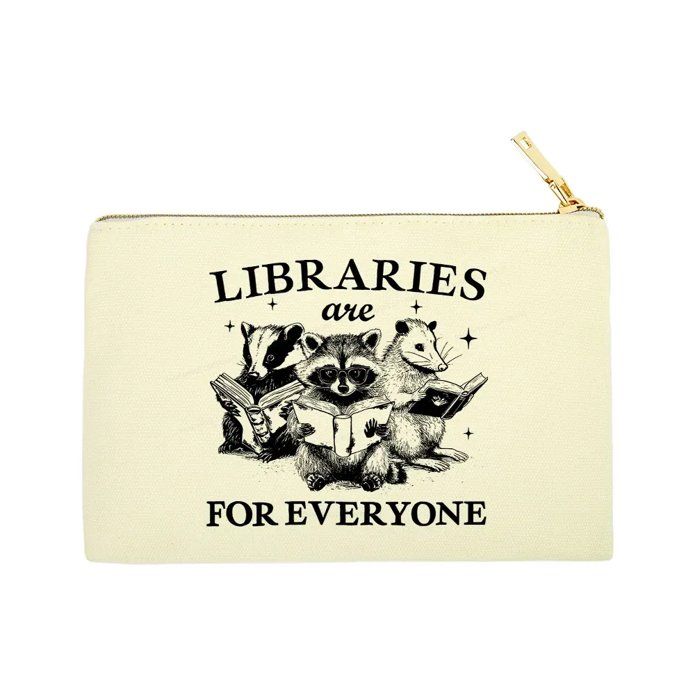 Pagewings Libraries Are For Everyone Pouch