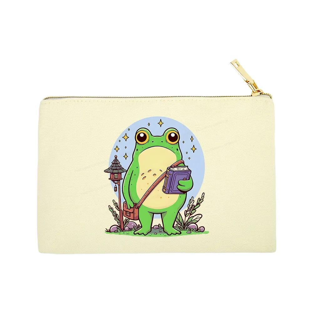 Pagewings Frog Reading Book Pouch