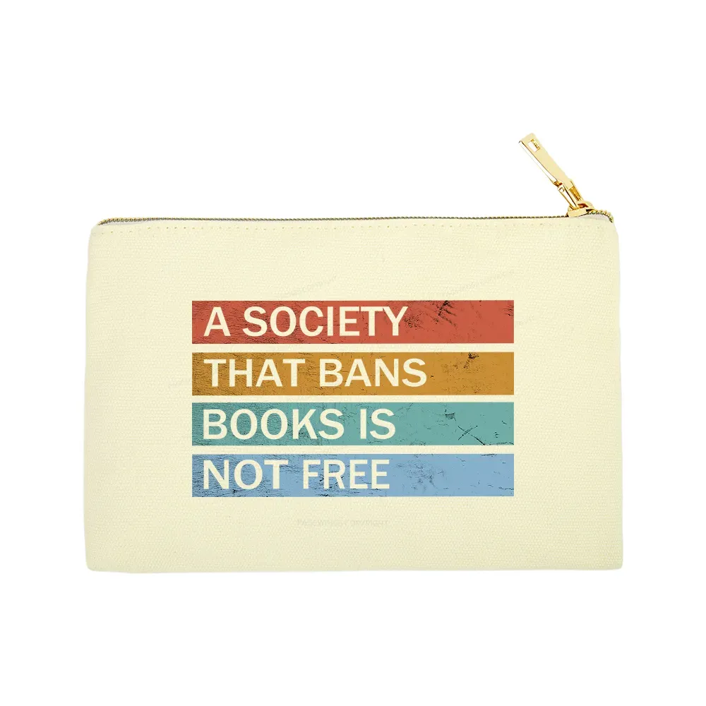 Pagewings Banned Books Shirt, Read Banned Books Pouch