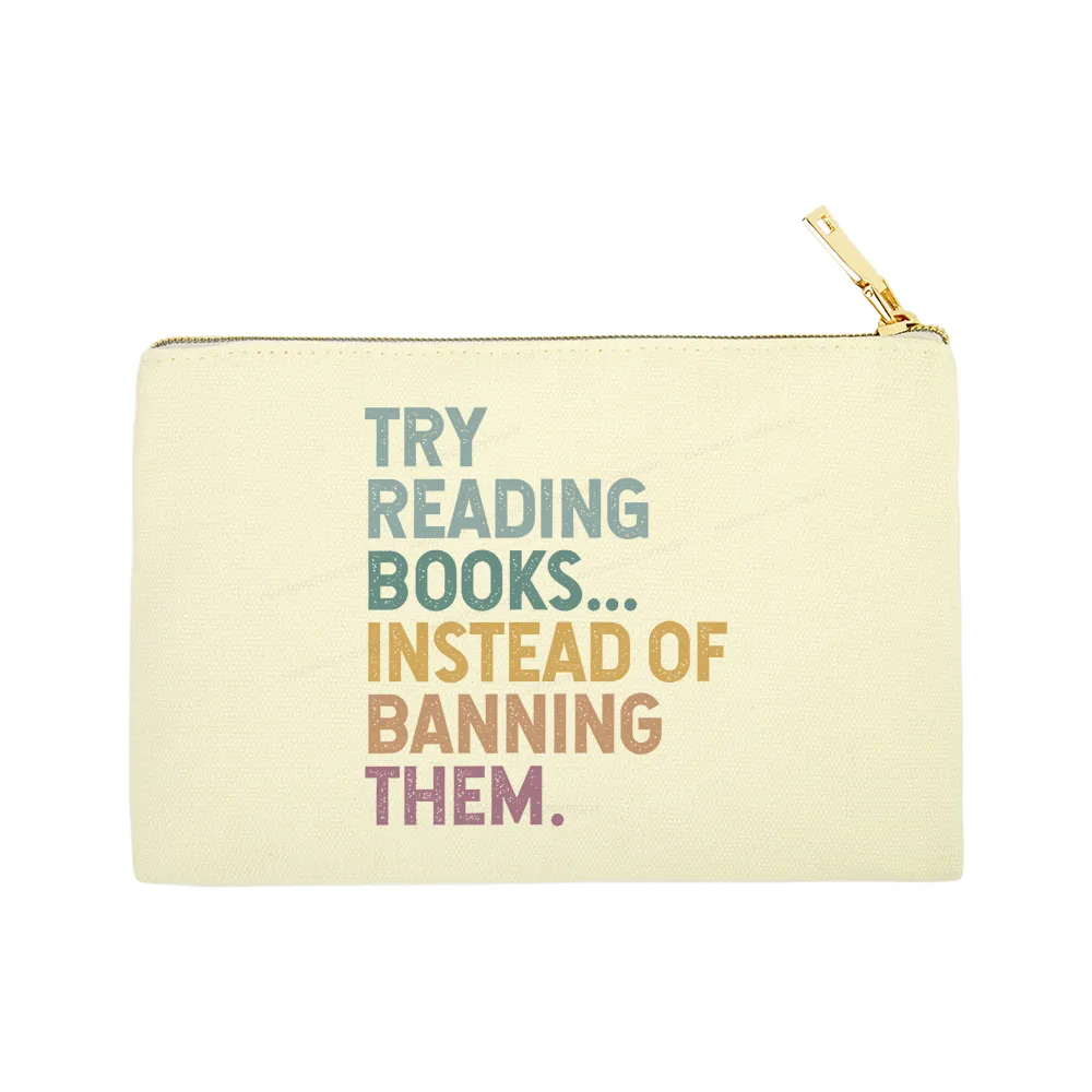 Pagewings Try Reading Books Pouch