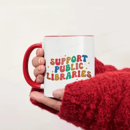 Pagewings Public Library Sweatshirt Mug