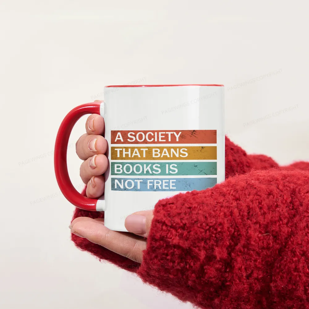 Pagewings Banned Books Shirt, Read Banned Books Mug