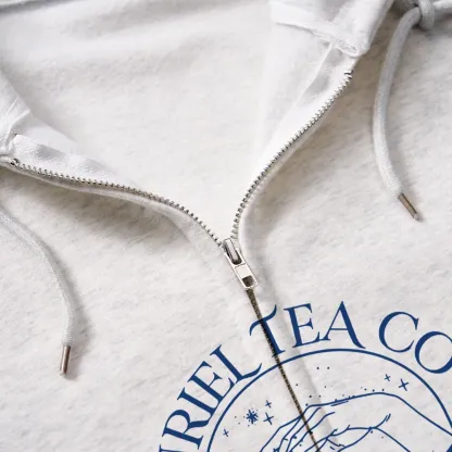 Pagewings A Court Of Thorns And Roses Unisex Fleece Zip Up Hoodie