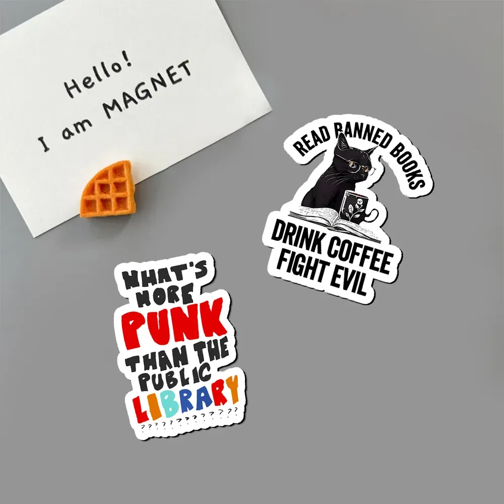 Pagewings Read Books Drink Coffee Fight Evil Fridge Magnet