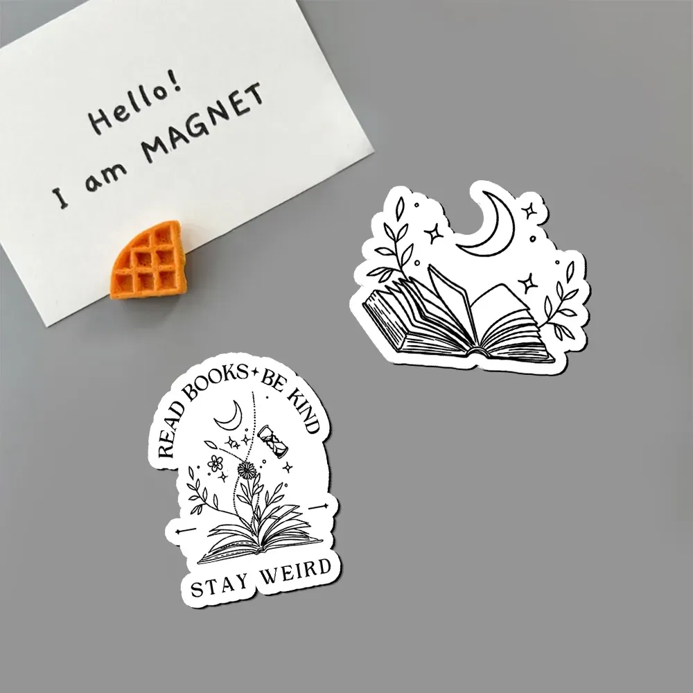 [Copy]Pagewings Comfort Colors Read Books Be Kind Stay Weird Fridge Magnet