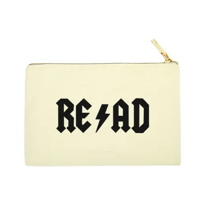 Pagewings Read Back In The Library "Rock And Roll" Pouch