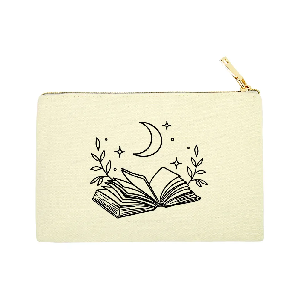 Pagewings Comfort Colors Read Books Be Kind Stay Weird Pouch