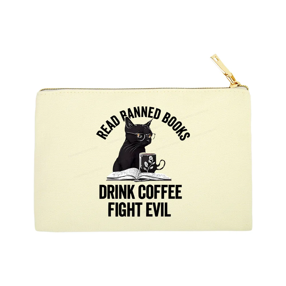 Pagewings Read Books Drink Coffee Fight Evil Pouch