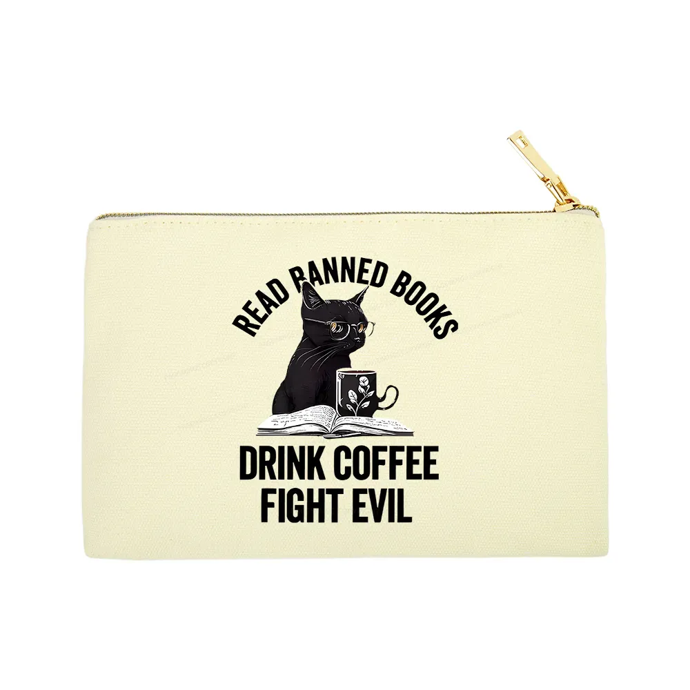 Pagewings Read Books Drink Coffee Fight Evil Pouch