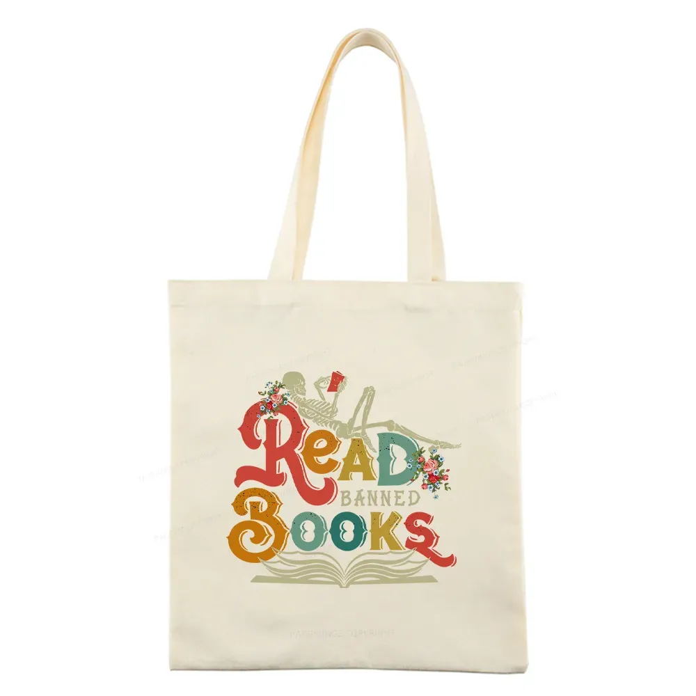 Pagewings Read Banned Books Tote Bag