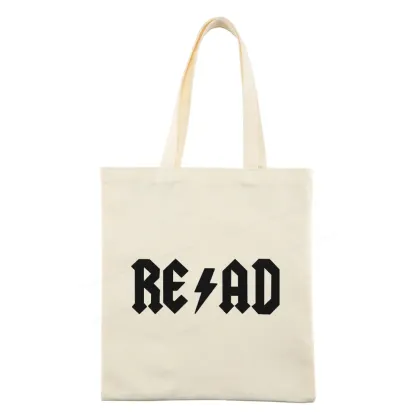 Pagewings Read Back In The Library "Rock And Roll" Tote Bag