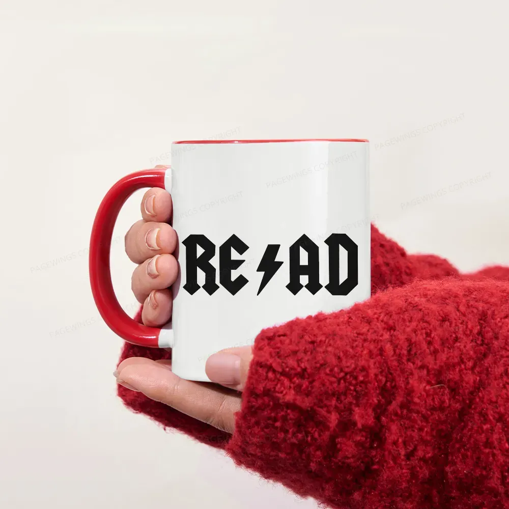 Pagewings Read Back In The Library "Rock And Roll" Mug