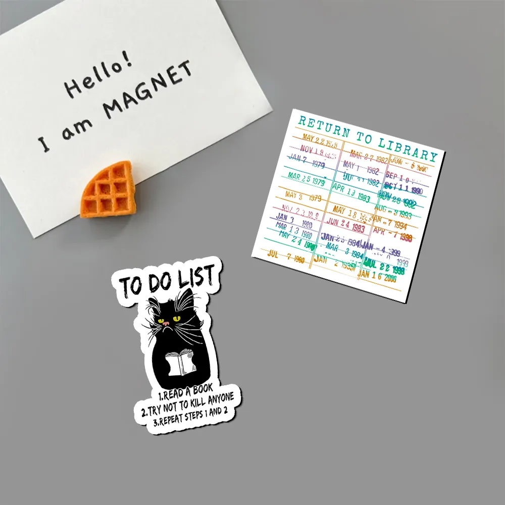 Pagewing Vintage Library Rainbow Fridge Magnet