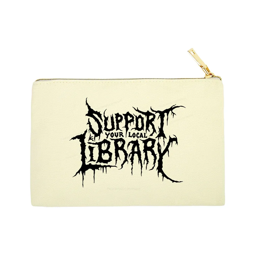 Pagewings Support Your Local Library Pouch