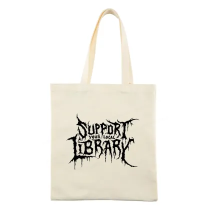 Pagewings Support Your Local Library Tote Bag