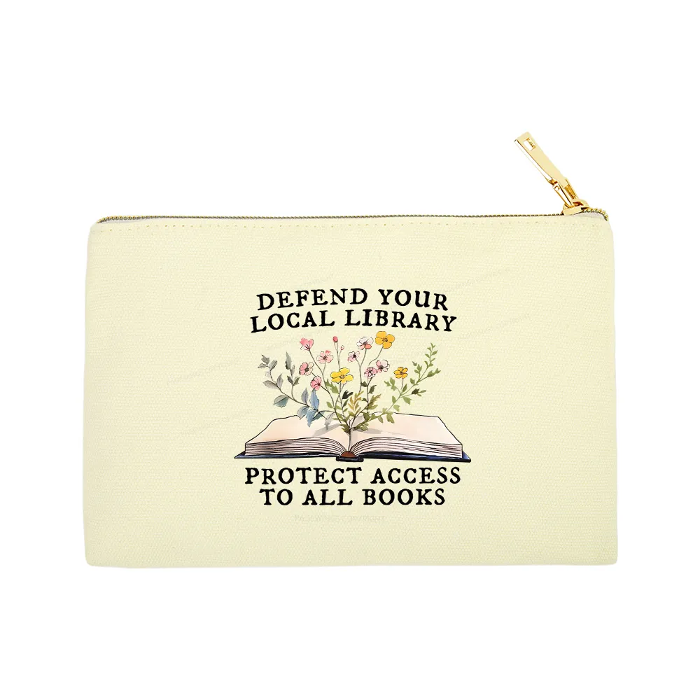 Pagewings Books Save Lives Protect Libraries Pouch