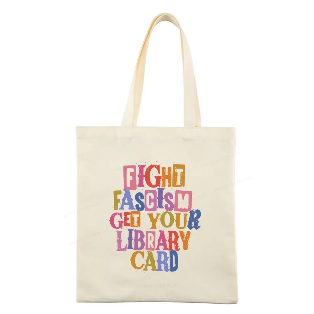 Pagewings Get Your Library Card Tote Bag