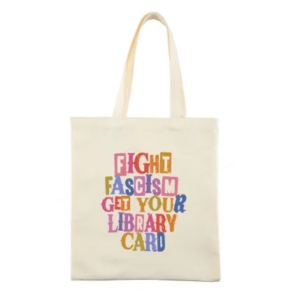 Pagewings Get Your Library Card Tote Bag