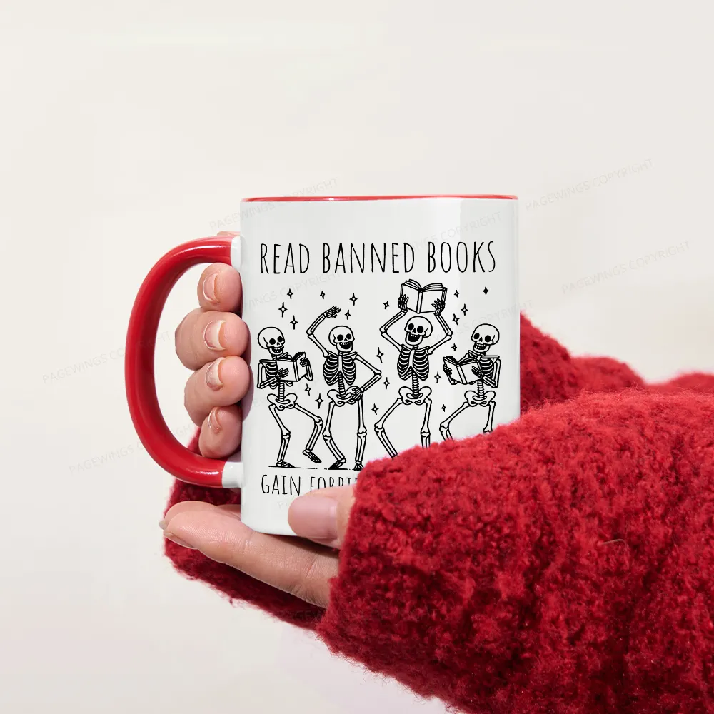Pagewings Reading Books Tee Book Lover Gift Mug