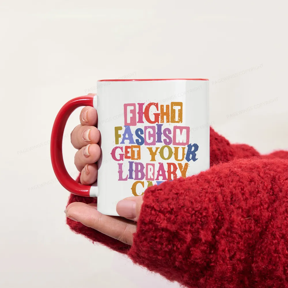 Pagewings Get Your Library Card Mug