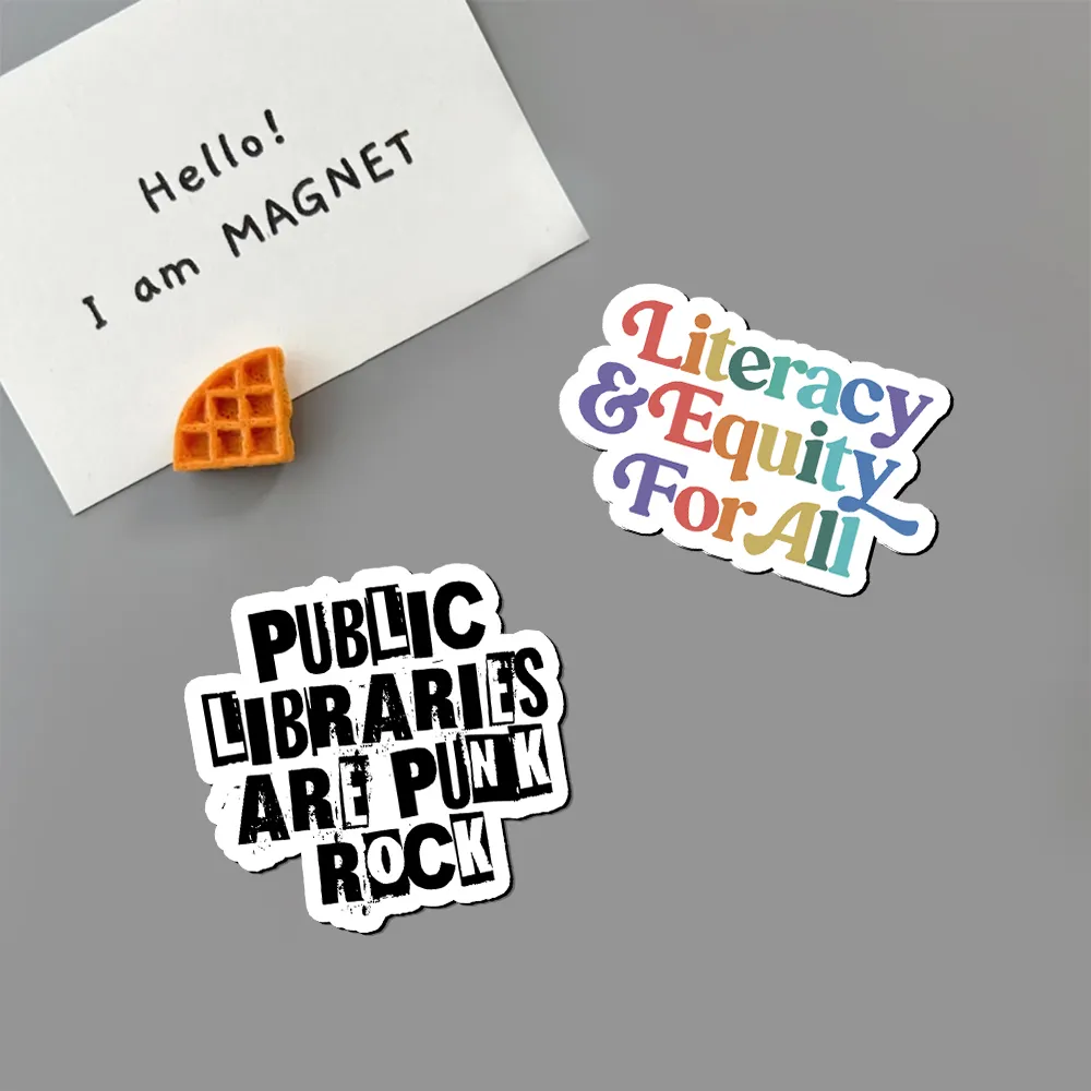 Pagewings Literacy & Equity For All Unisex Fridge Magnet