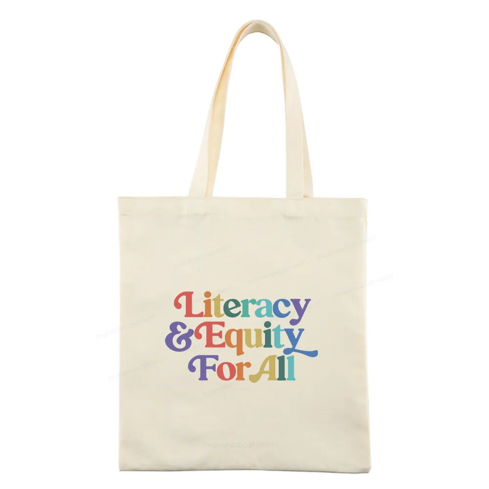 Pagewings Literacy & Equity For All Tote Bag