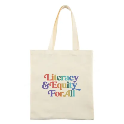 Pagewings Literacy & Equity For All Tote Bag