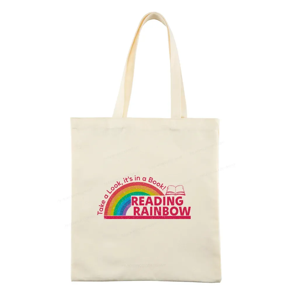 Pagewings Reading Rainbow Tote Bag