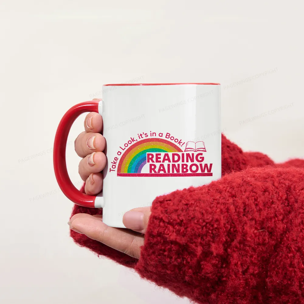 Pagewings Reading Rainbow Mug