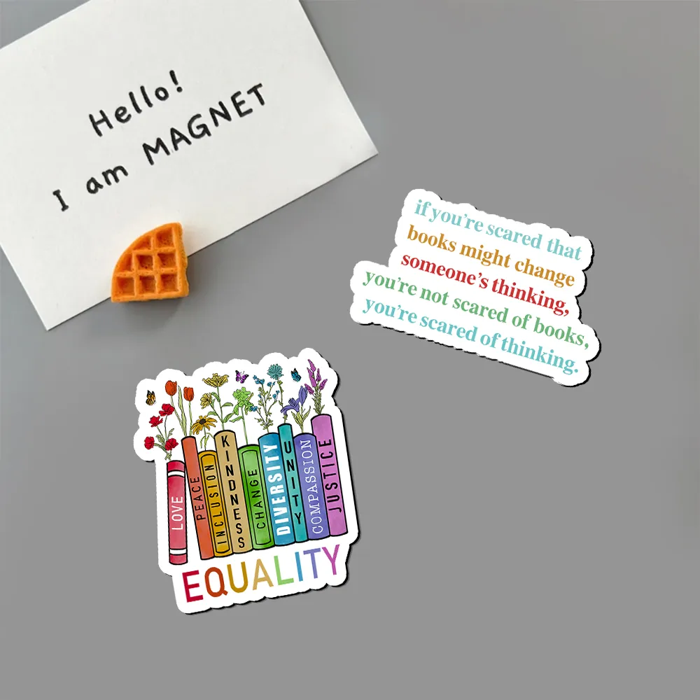 Pagewings Censorship Social Justice Fridge Magnet