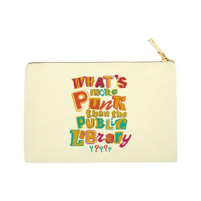 Pagewings What’s More Punk Than The Public Library Pouch
