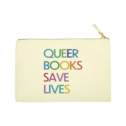 Pagewings Queer Books Save Lives Pouch