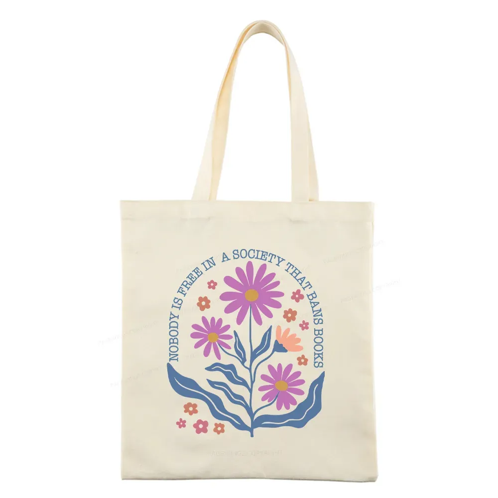 Pagewings Read Banned Books, Social Justice Gift Tote Bag