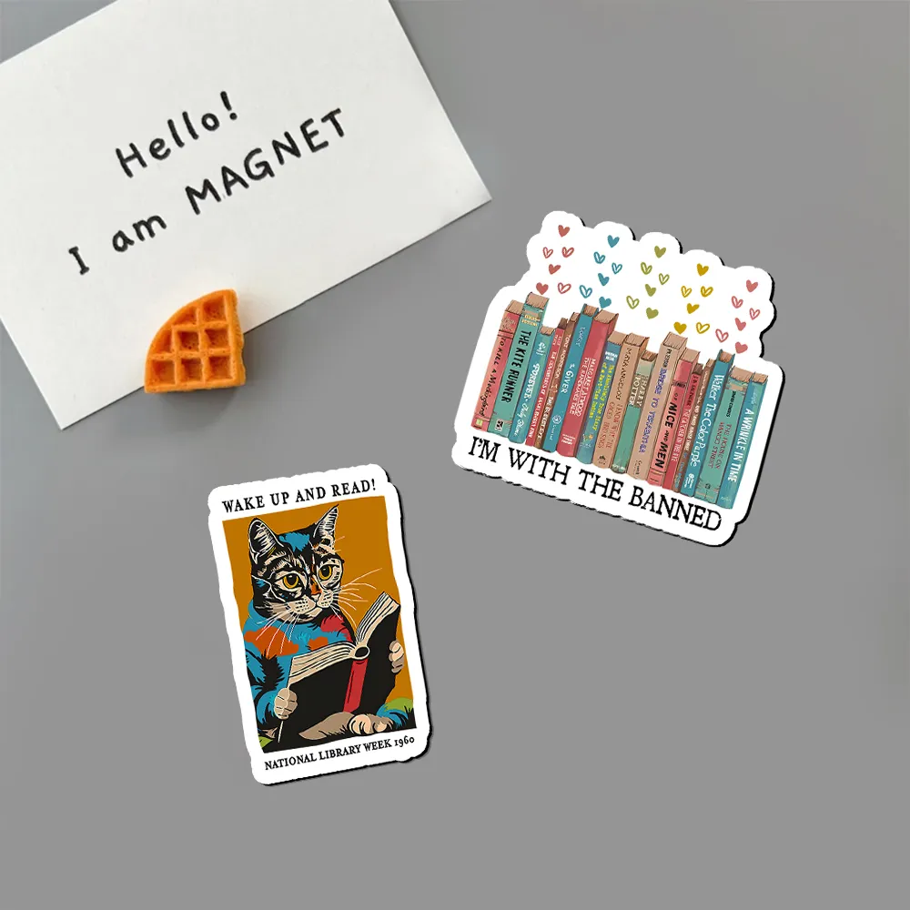 Pagewings I'm With The Banned Fridge Magnet