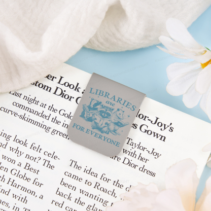 Pagewings Libraries Are For Everyone Feathers Quotes Magnetic Bookmark